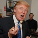 Donald Trump eats a Trump Steak